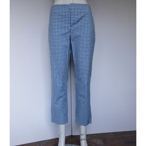 NWT Club Monaco Checkered Crop Pant